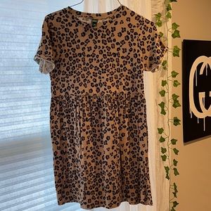 Cheetah mini dress